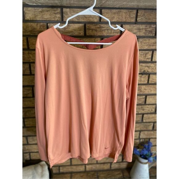 Nike Women’s‎ Dri-Fit Open Back Longsleeve - Picture 1 of 6